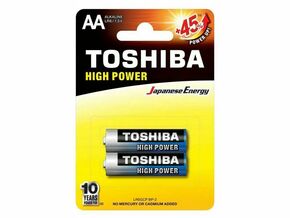Toshiba High Power Alkalna Baterija Lr6 Bp 2/1