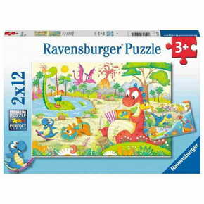 Ravensburger puzzle - slagalice - Omiljeni dinosaurusi