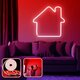 OPVIQ Zidna LED dekoracija Home Medium Red