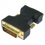 Fast Asia adapter-konverter DVI-I na VGA (m/ž) (Crni)
