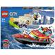 LEGO 60373 Vatrogasni čamac za spasavanje
