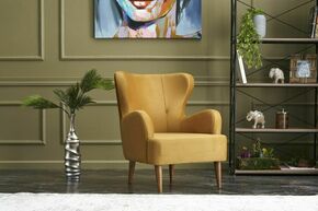 Layla - Gold Gold Wing Chair