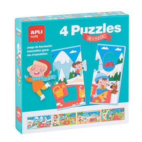 APLI kids XL puzle godišnja doba