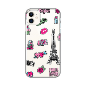 Torbica Silikonska Print Skin za iPhone 11 6.1 Love Paris