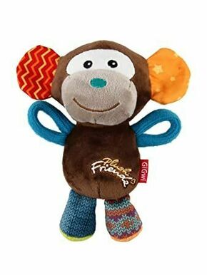 GiGwi plišana igračka za pse sa zvukom Majmun 16 cm