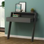 HANAH HOME Cowork Working Table Anthracite