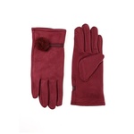 Factory Claret Red Women's Gloves B-162