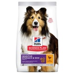Hill's Science Plan Adult Medium Sensitive Stomach &amp; Skin, potpuna suva hrana za odrasle pse srednjih rasa 2,5kg