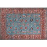 Conceptum Hypnose Blues Chenille - Claret Red AL 170 Višebojni tepih za hodnike (75 x 150)