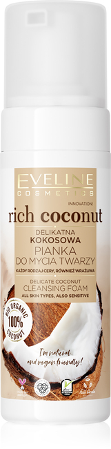 Eveline Pena za čišćenje lica sa kokosom 150ml