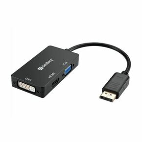 Adapter Sandberg DisplayPort - HDMI/DVI/VGA 509-11
