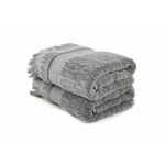 Zeus - Dark Grey Dark Grey Hand Towel Set (2 Pieces)
