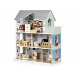 Eco Toys Drvena kućica za lutke sa nameštajem Emma Residence 8301