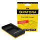 Patona slim dupli punjač za Sony NP-FM500H Kao &amp;scaron;to mu ime kaže,&amp;nbsp;Patona slim dupli&amp;nbsp;punjač za Sony NP-FM500H&amp;nbsp;u izvedbi dokazanog nemačkog brenda Patona omogućava istovremeno punjenje dve baterije koje koriste...