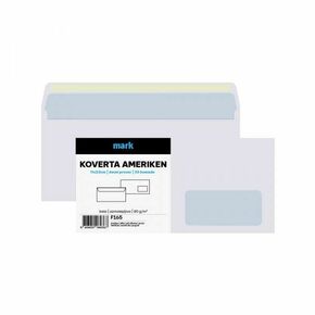 Koverta ameriken MARK DP 11x23cm 25 kom