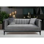 Trendy - Dark Grey Dark Grey 2-Seat Sofa