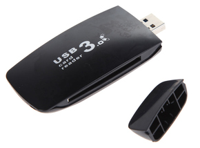 USB 3.0 čitač kartica USB 3.0 čitač kartica je kompatibilan praktično sa svim vrstama memorijskih kartica - SD