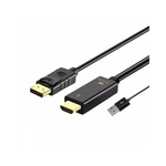 FAST ASIA Kabl HDMI + USB 2.0 na DisplayPort (m/m) 1.8m