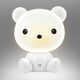 Stona lampa Bear LED bela