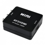 Fast Asia adapter-konverter AV kompozitni (3xRCA) na HDMI 1080p (3ž/ž) (Crni)