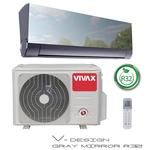 Vivax V Design Gray Mirror ACP-12CH35AEVIS klima uređaj, Wi-Fi, inverter, ionizator, R32