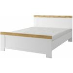 Monaco 31 krevet bez podnice 167x200,5x88 cm beli/hrast
