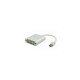 FAST ASIA Adapter - konvertor USB 3.1 tip C (M) - DVI (F) srebrni