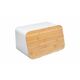 Kutija za hleb sa daskom za sečenje Modern bela