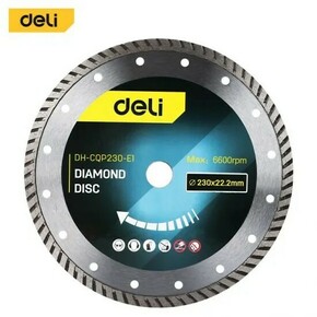 Dijamantska rezna ploča DELI Turbo 230mm EDH-CQP230-E1