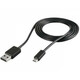 E-GREEN Kabl USB A - USB Micro-B MM 1m crni