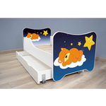 Happy Kitty Dečiji krevet 160x80cm sa fiokom Sleeping teddy 7451
