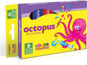 Octopus Tempera 21ml 6/1 kartonsko pakovanje unl-0578