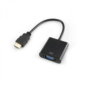 S-BOX adapter-konverter HDMI na VGA + 3.5mm Audio (m/ž-ž) (Beli) - 911