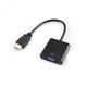 S-BOX adapter-konverter HDMI na VGA + 3.5mm Audio (m/ž-ž) (Beli) - 911,