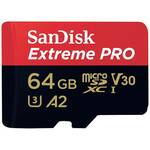 SanDisk SDXC 64GB Micro Extreme Pro 200MB/s A2 C10 V30 UHS-I US+Ad