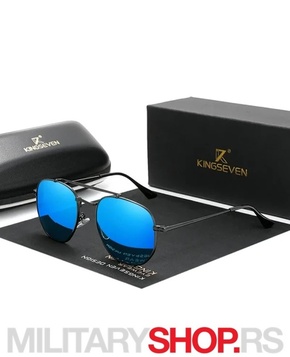 Elegantne Sunčane Naočare - Kingseven N7748 Blue