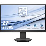 Philips 273B9 monitor, IPS, 27", 16:9, 1920x1080, 75Hz, pivot, USB-C, HDMI, DVI, Display port, VGA (D-Sub), USB