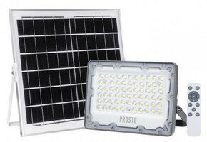 Solarni LED reflektor 10W 6500K daljinski LRFS 1075 GR