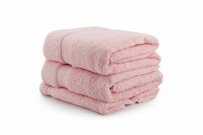 Colorful - Light Pink Light Pink Towel Set (3 Pieces)