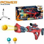Airblasters power igračka sa lopticama crvena