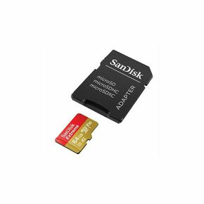 SanDisk SDXC 64GB Extreme micro 170MB/s UHS-I Class10 U3 V30+Ad