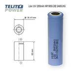 Li-Ion 3.6V 2850mAh INR18650-29E SAMSUNG