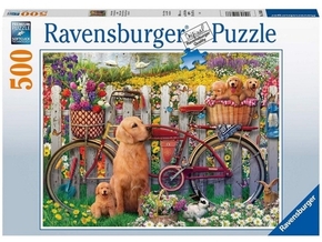 Ravensburger puzzle (slagalice) - Slatki psi u dvoristu