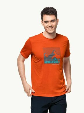 Muška majica HIKING S/S GRAPHIC T M T-shirt - NARANDŽASTA