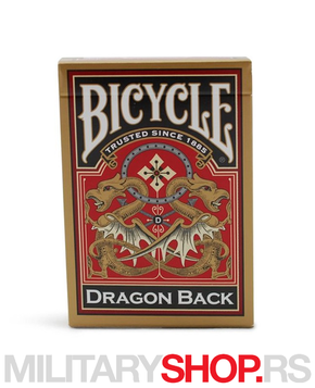 Zlatni zmaj karte Bicycle Dragon Gold