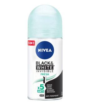 NIVEA Black&amp;White Fresh dezodorans roll-on 50ml