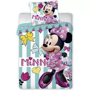 Disney Posteljina za bebe Minnie 2 100x135+40x60cm (5907750554454)