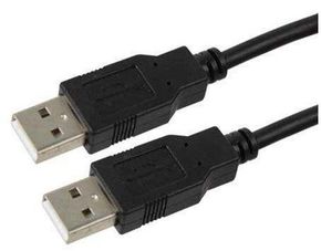 Gembird CCP-USB2-AMAM-6 USB 2.0 Cable A Male - A Male Round 1.50 m Black