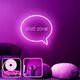 OPVIQ Zidna LED dekoracija Chat Zone Medium Pink