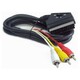 CCV 519 001 Gembird Bidirectional sa prekidacem RCA to SCART audio video cable 1 8 m